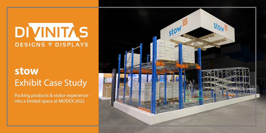 MODEX Booth Design: Maximize Space for Racking Background