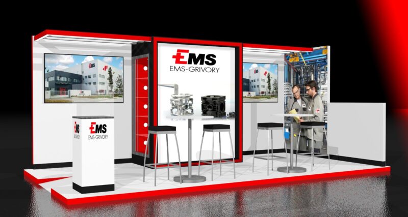 EMS-Grivory’s Exhibit Makeover: Powering Up Flexibility Background