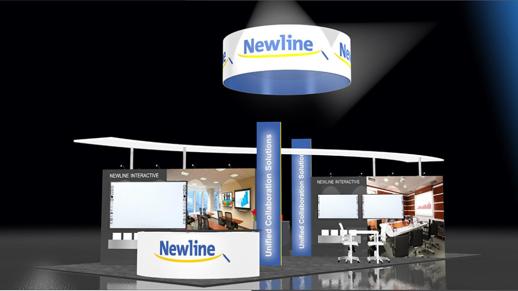 Custom Tradeshow Design- 20x50 at InfoComm by Divinitas Displays