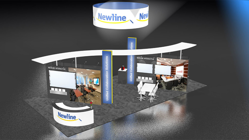 Custom Tradeshow Design- at InfoComm by Divinitas Displays