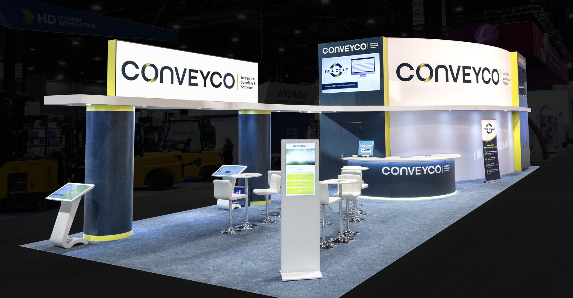 Conveyco Trade Show Exhibit by Divinitas Designs and Displays
