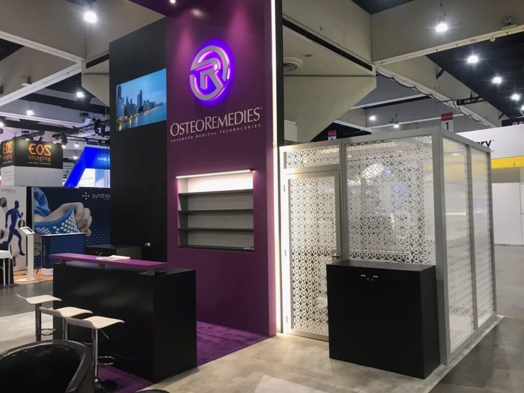  AAOS Exhibit design for  OsteoRemedies