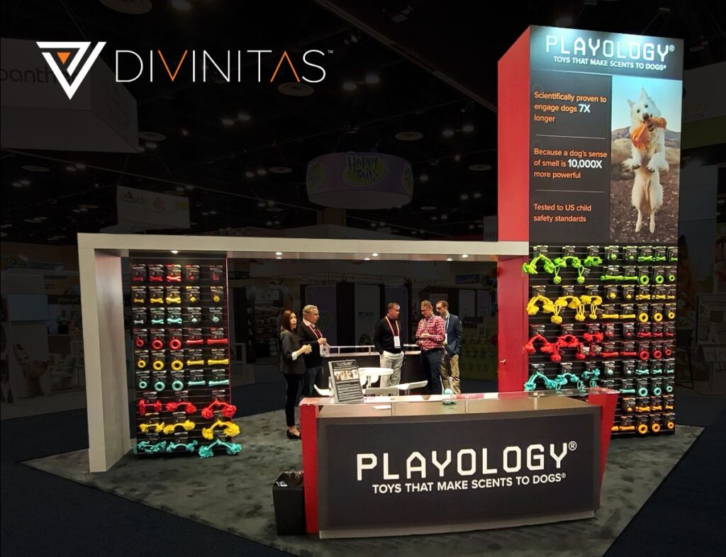 Dramatic Trade Show Exhibit